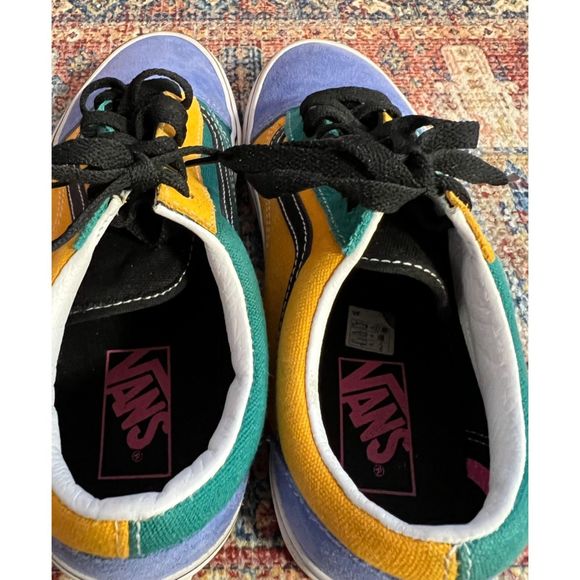 VANS Old Skool Mix & Match suede shoes. GUC. Size 6.5(M)/8(W) - Picture 5 of 11